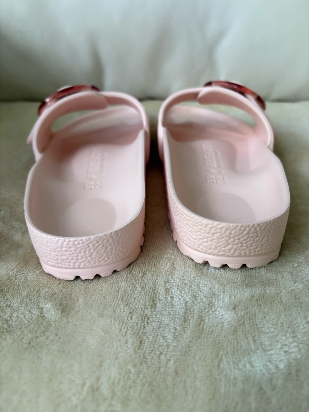 Birkenstock Madrid EVA Big Buckle Sandals• Light Rose Pink•39 narrow🔥free people - Picture 8 of 16